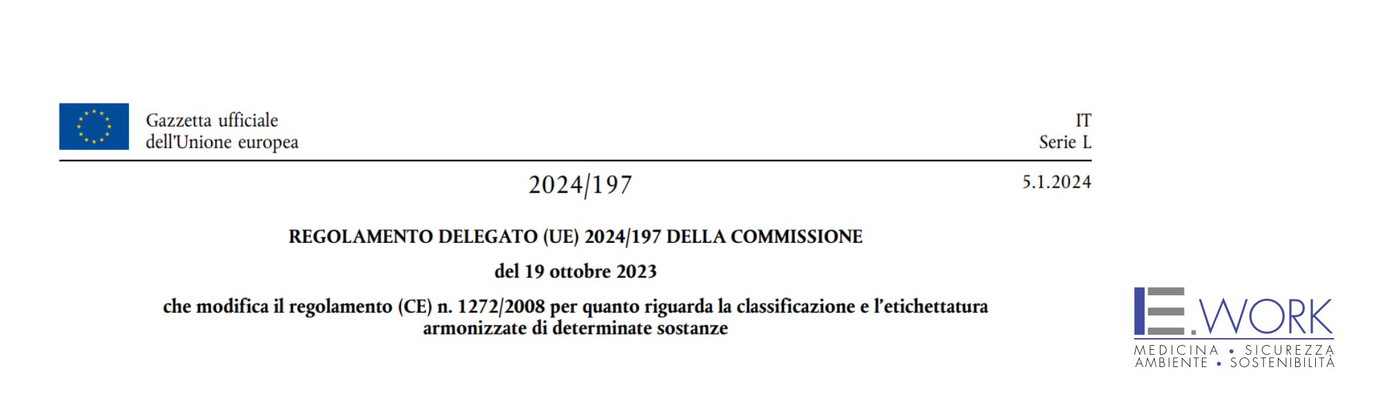 Nuova classificazione del piombo